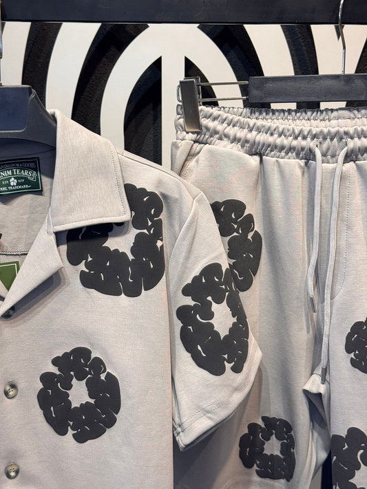 ÇİÇEKLİ TAKIM DENIM TEARS