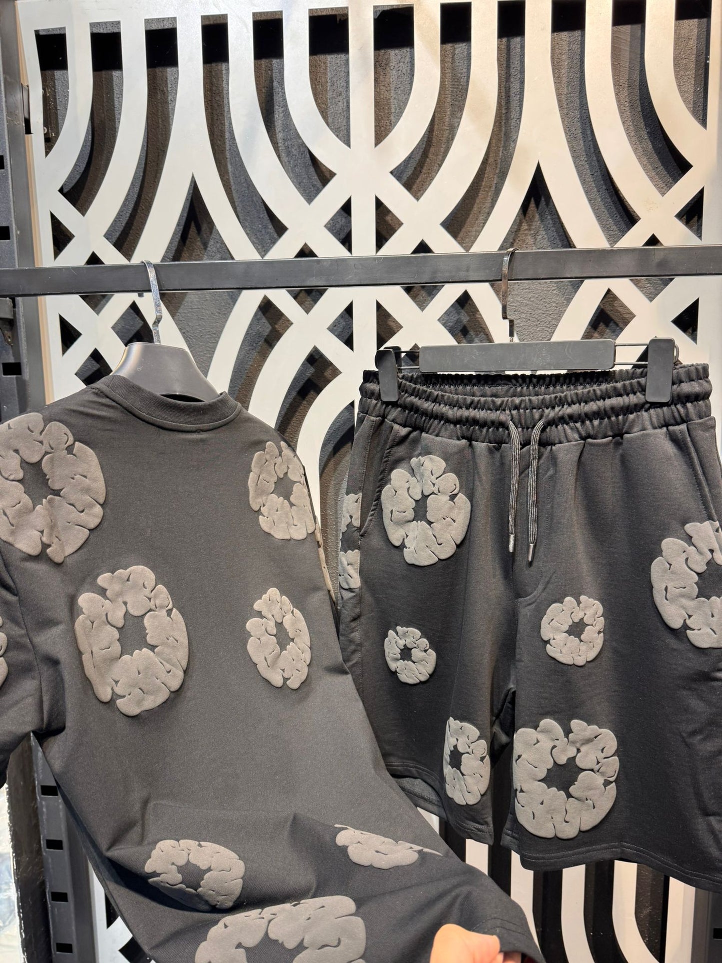 ÇİÇEKLİ TAKIM DENIM TEARS