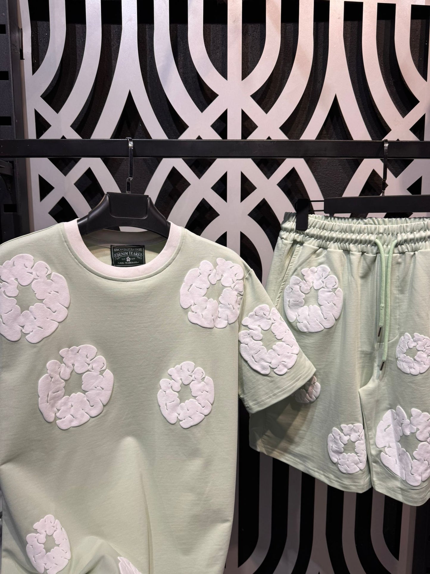 ÇİÇEKLİ TAKIM DENIM TEARS