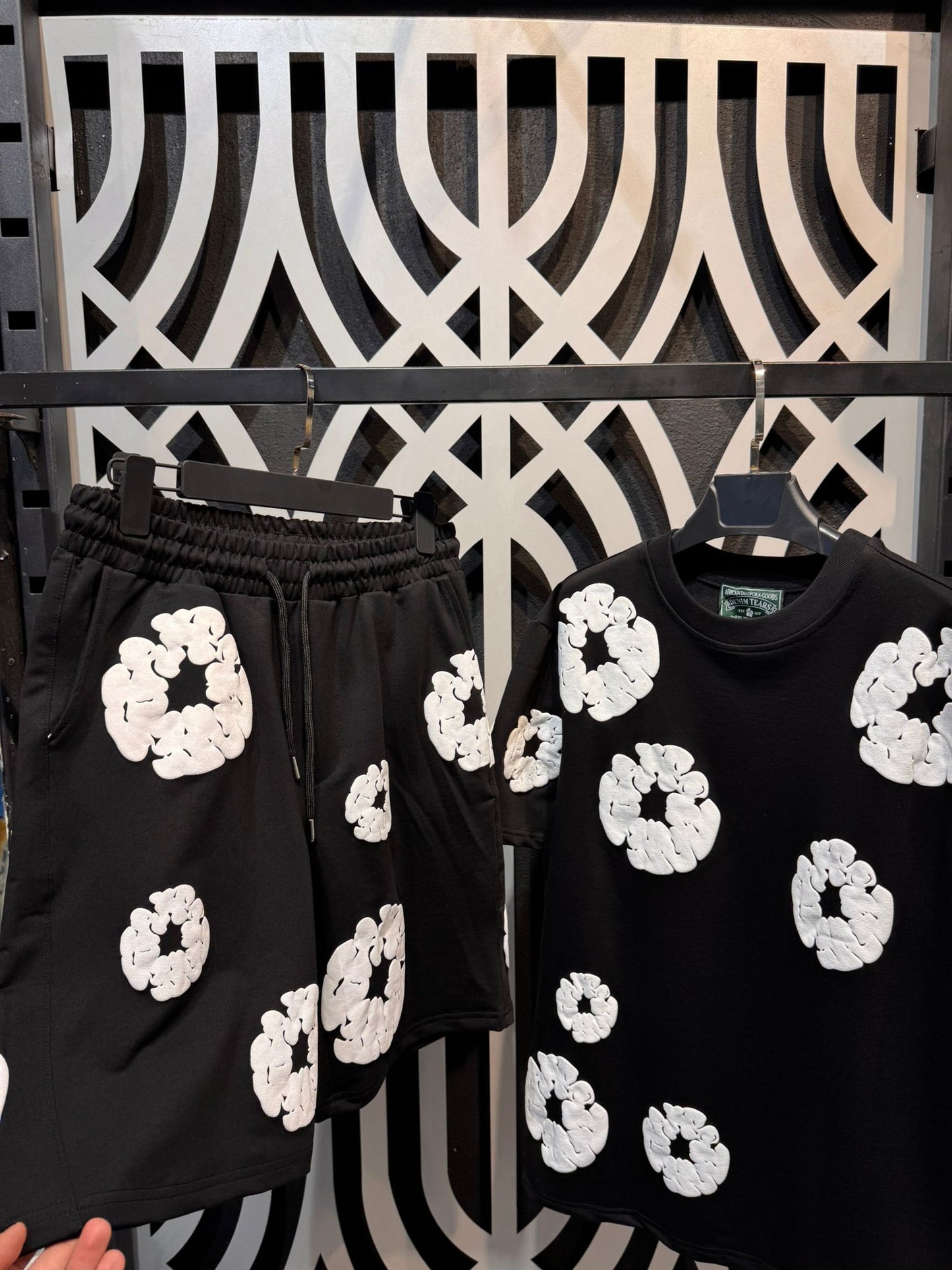 ÇİÇEKLİ TAKIM DENIM TEARS