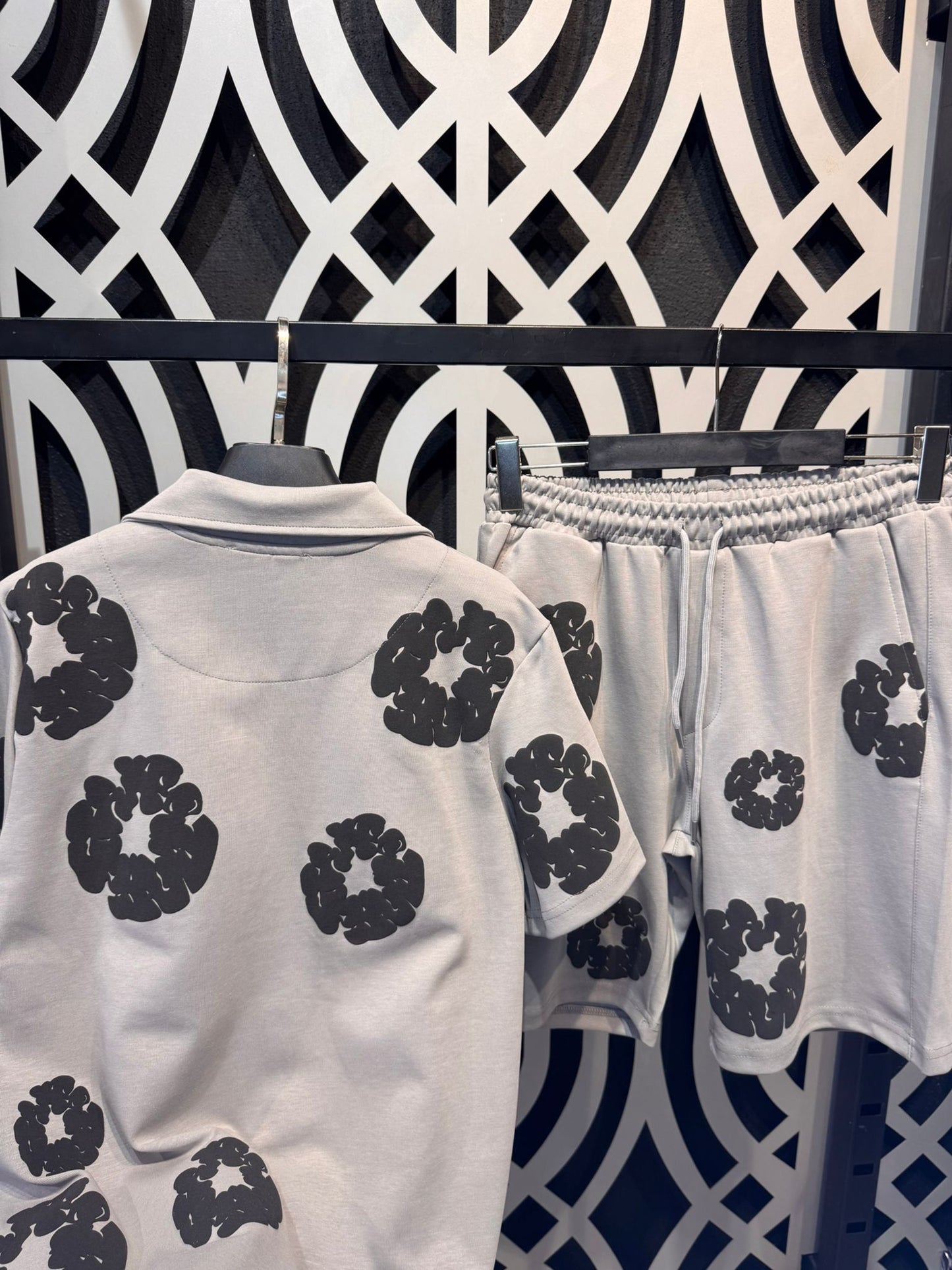 ÇİÇEKLİ TAKIM DENIM TEARS