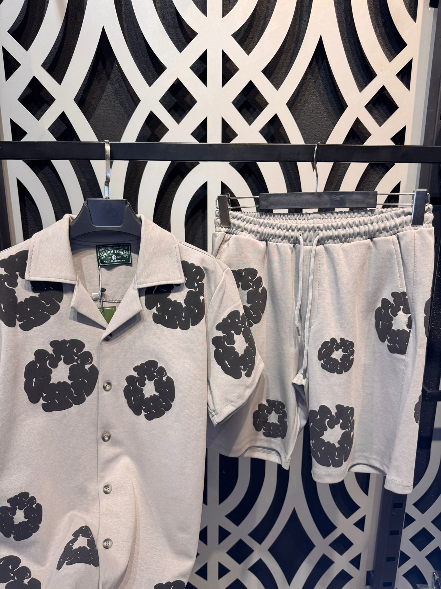 ÇİÇEKLİ TAKIM DENIM TEARS