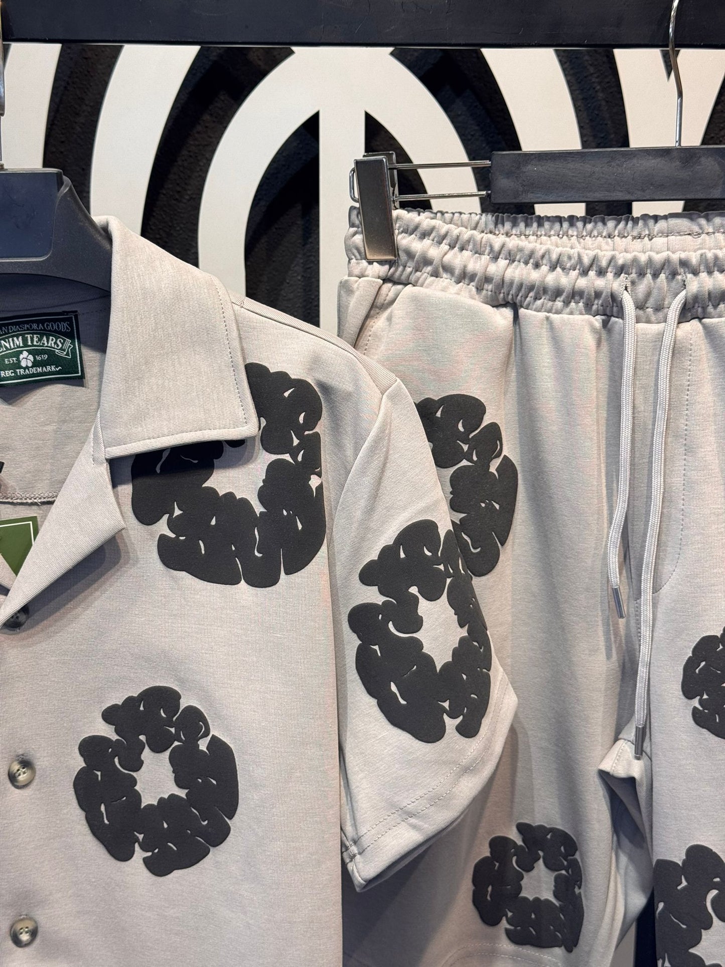 ÇİÇEKLİ TAKIM DENIM TEARS