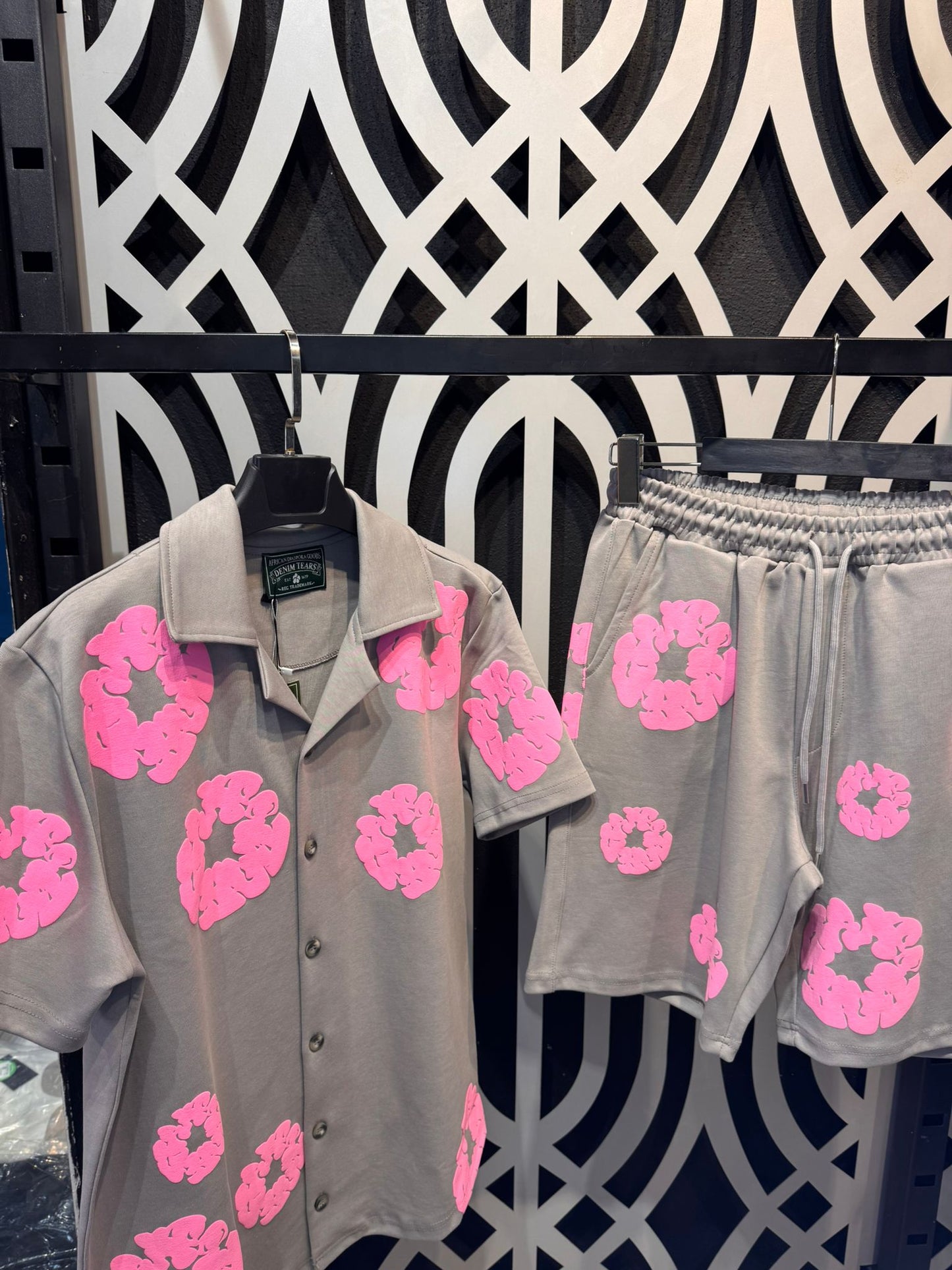 ÇİÇEKLİ TAKIM DENIM TEARS