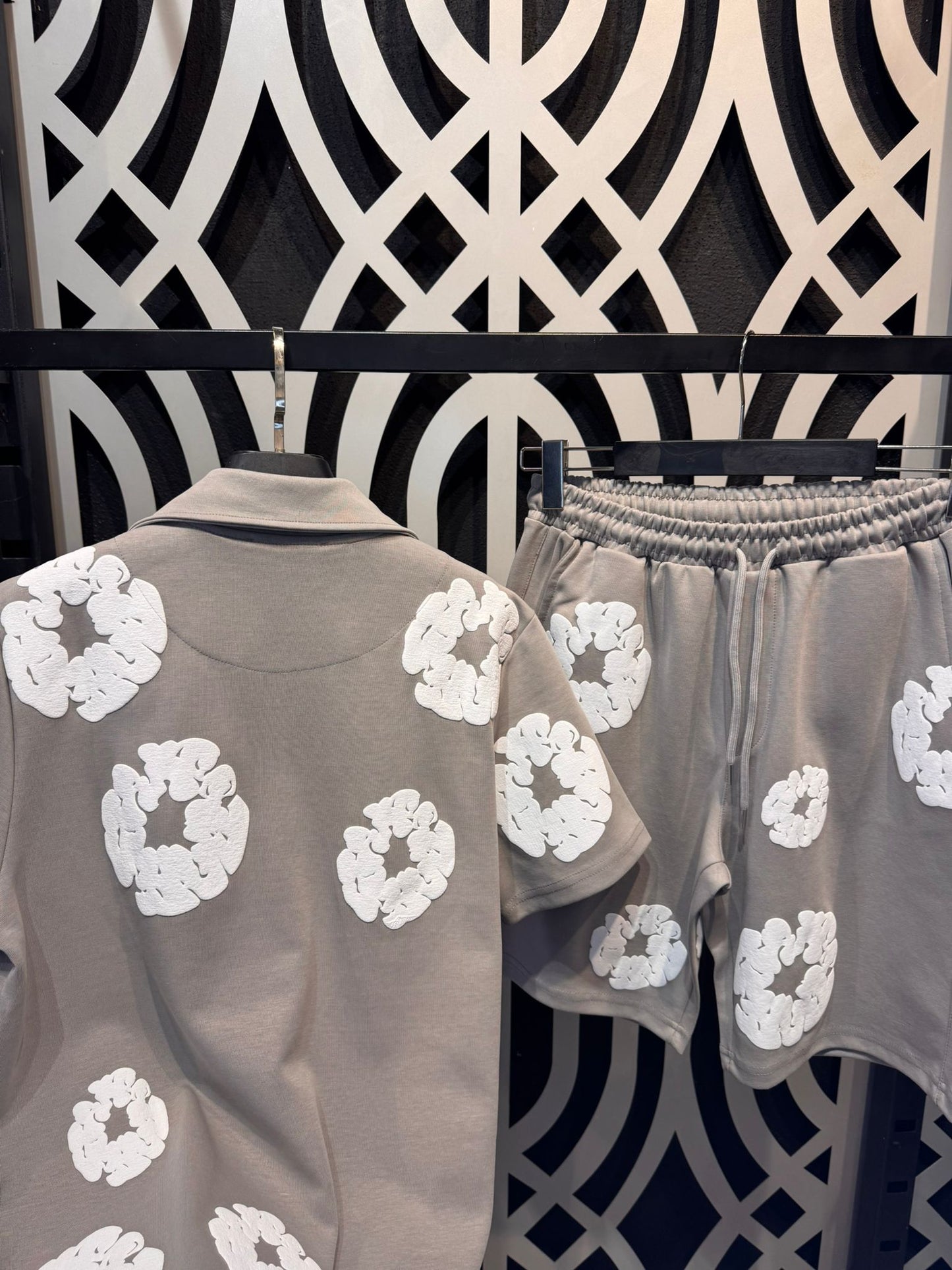 ÇİÇEKLİ TAKIM DENIM TEARS