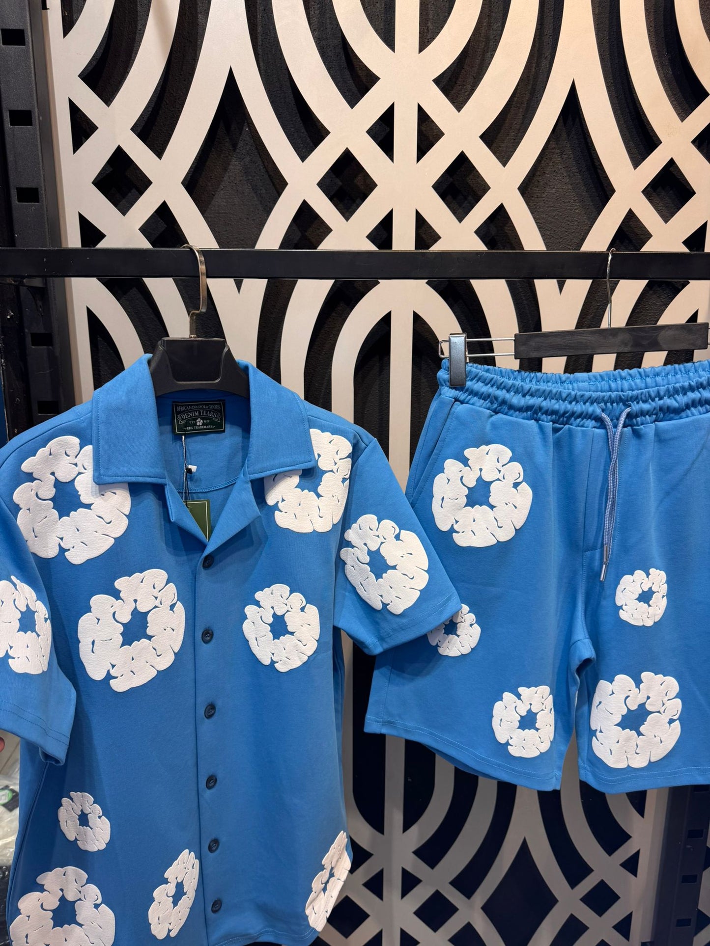 ÇİÇEKLİ TAKIM DENIM TEARS