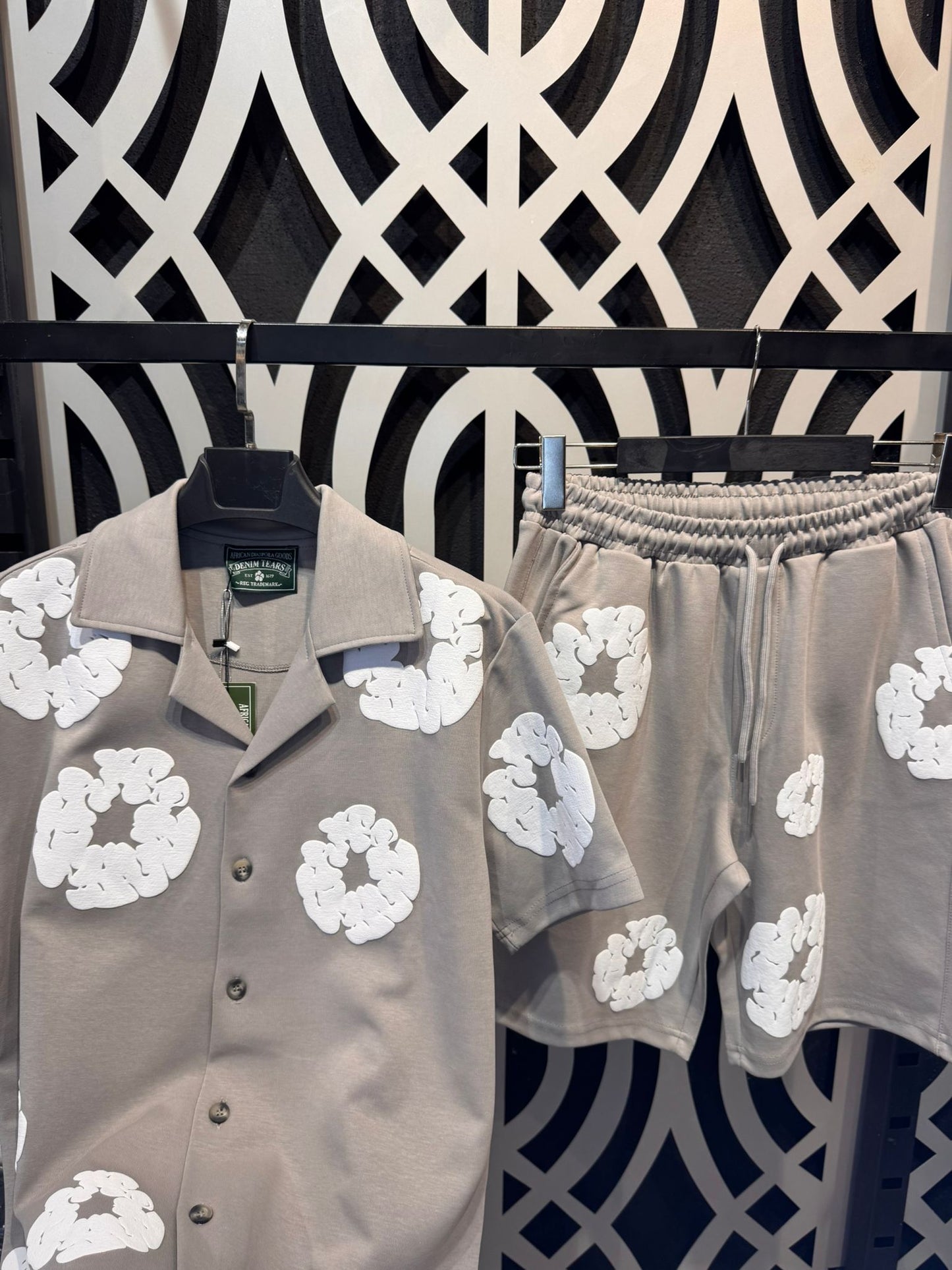 ÇİÇEKLİ TAKIM DENIM TEARS