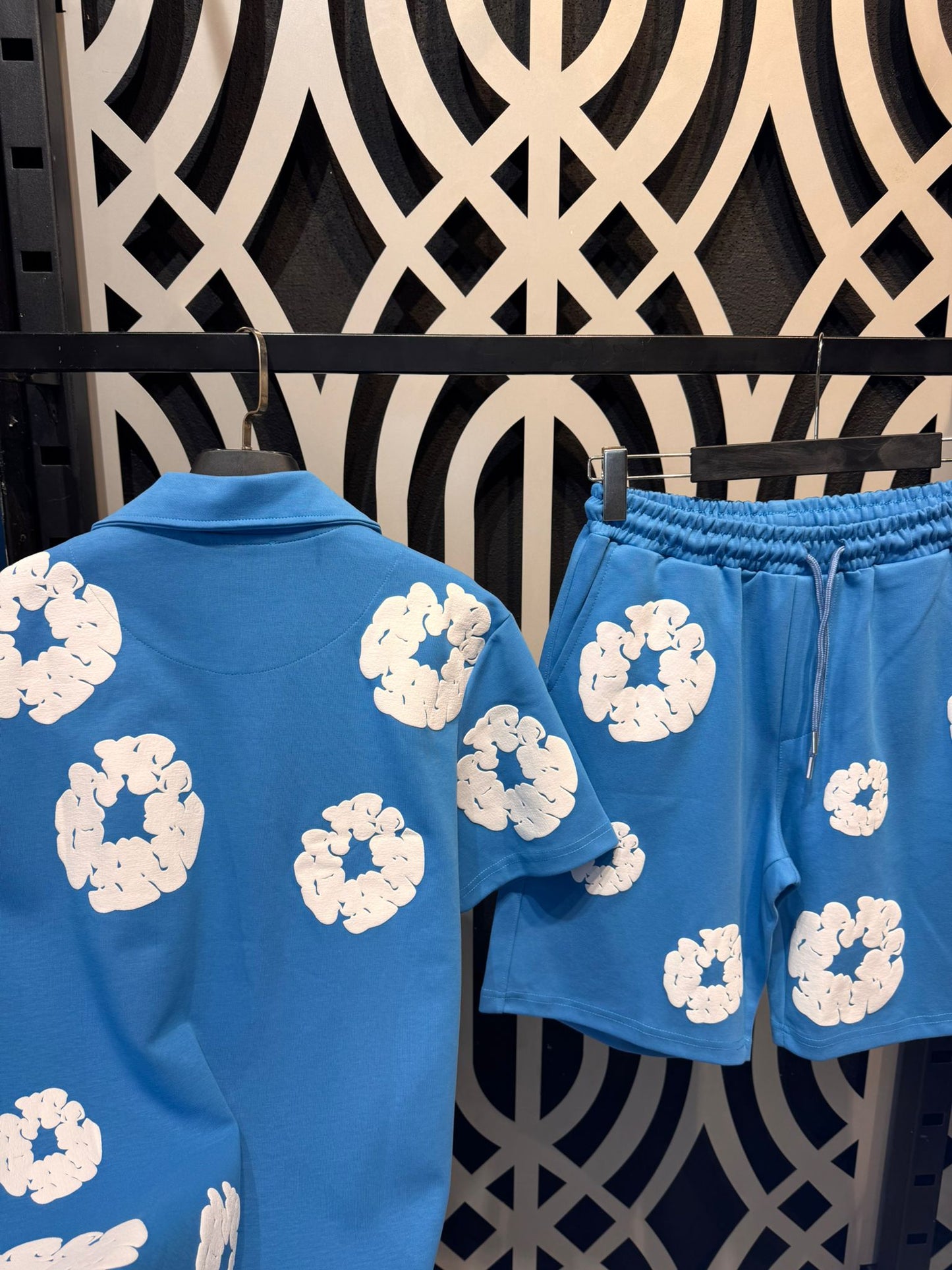 ÇİÇEKLİ TAKIM DENIM TEARS