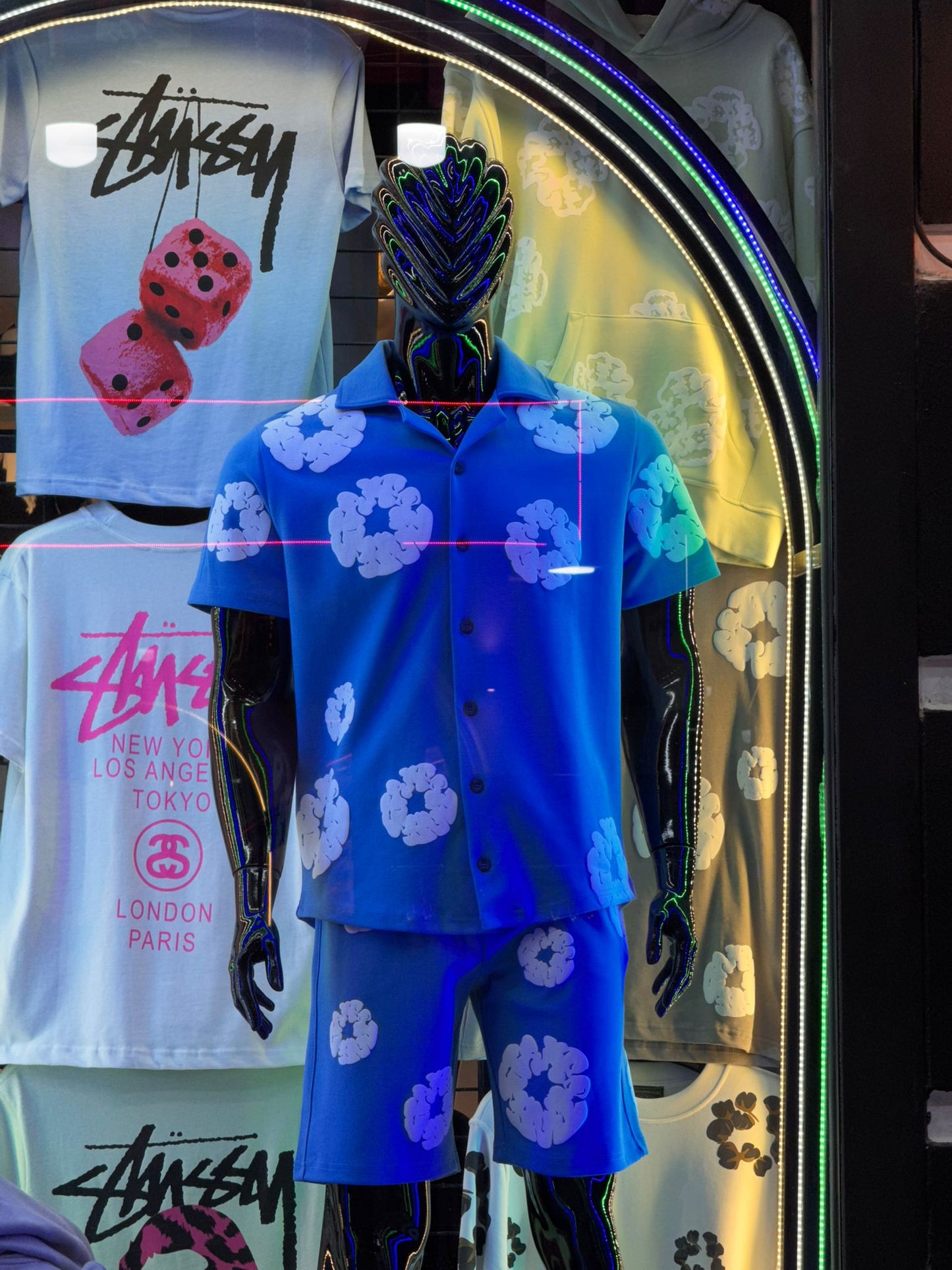 ÇİÇEKLİ TAKIM DENIM TEARS